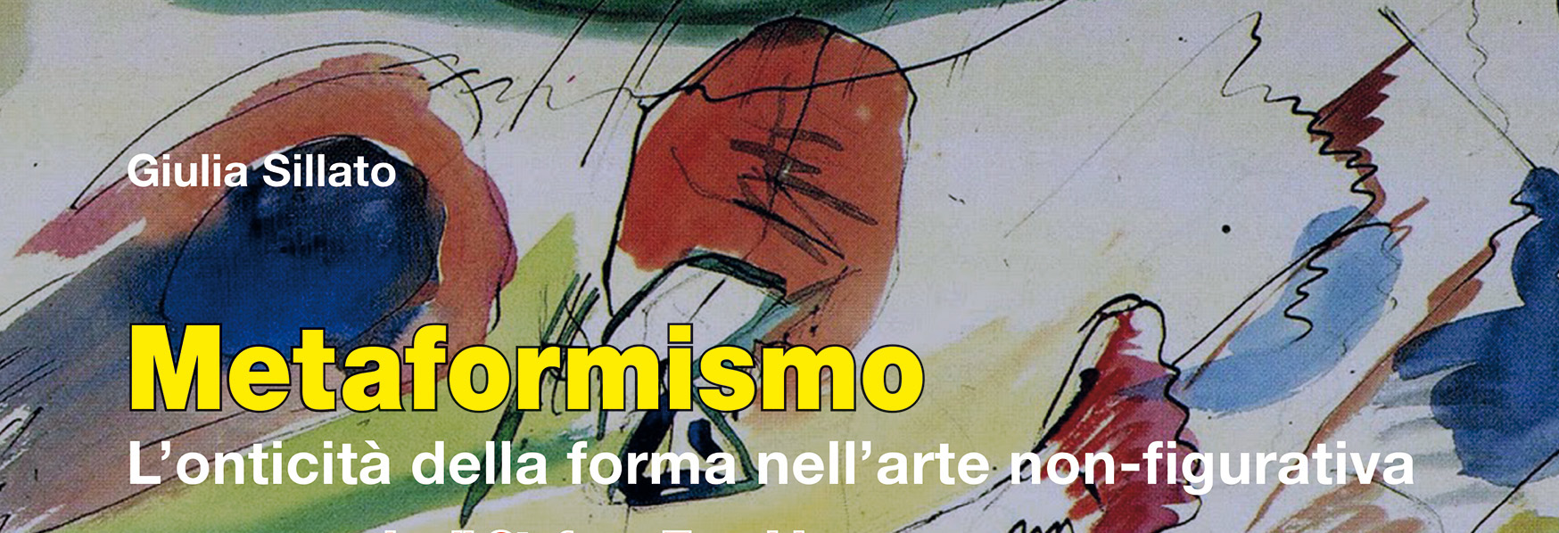 event poster featuring a contemporary artwork